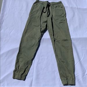 American Eagle khaki joggers